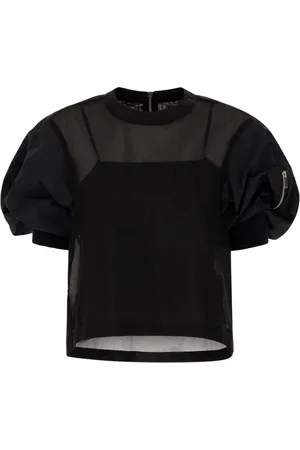 SACAI Cotton-blend blouse