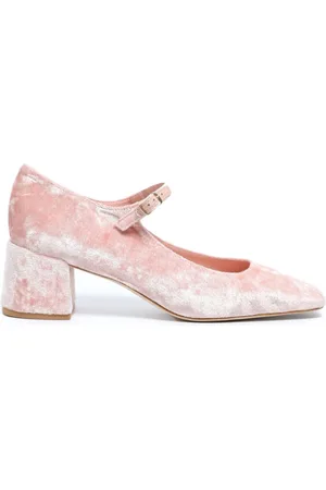 Sarah Chofakian Wendell Castle 45mm velvet pumps