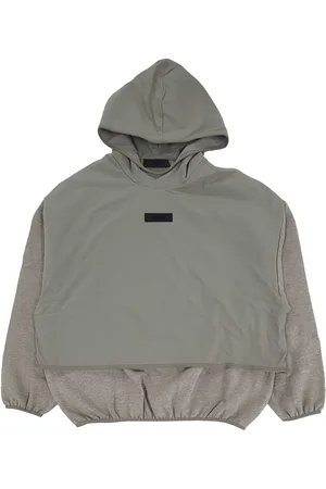 FEAR OF GOD Logo patch panelled hoodie