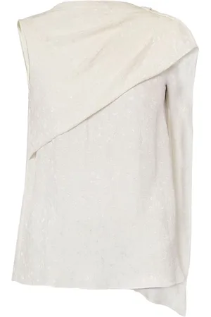 Erdem Asymmetric-design draped blouse