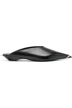 MUGLER 40mm piercing-detail mules