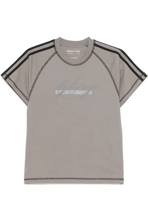 MARTINE ROSE Raglan Shrunken T-shirt