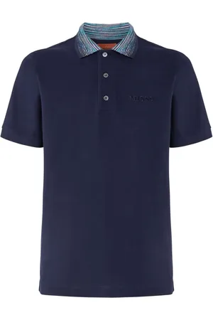Missoni Logo-lettering cotton polo shirt