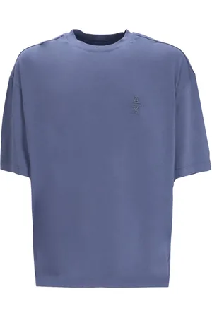 Armani Exchange Logo-embroidered T-shirt