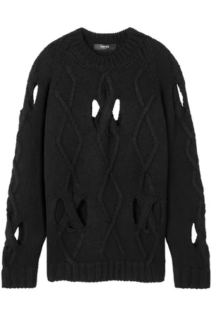 VERSACE Open-knit jumper