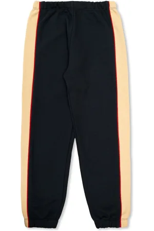 VERSACE Logo-embroidered trousers