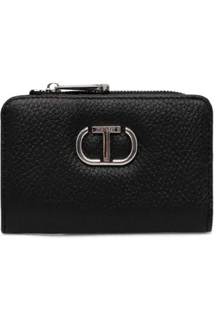 Twin-Set Zipped leather wallet