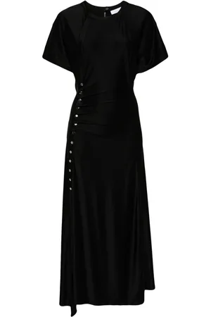 Paco rabanne Drapé Pression midi dress