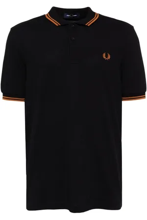 Fred Perry Crepe Piqué Zip Neck Polo Shirt