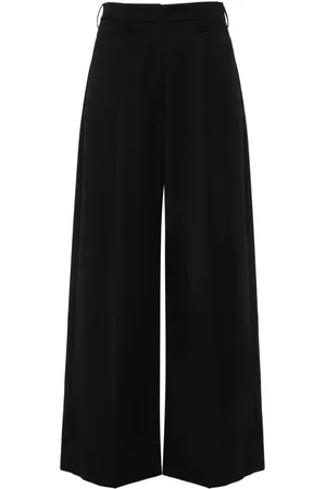 Simone Rocha Pleated wide-leg trousers