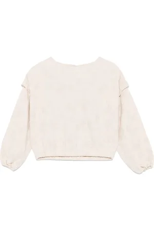 Le pandorine Floral-jacquard top