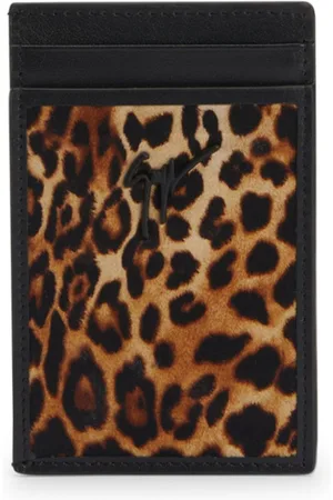 Giuseppe Zanotti Albert leopard-print cardholder