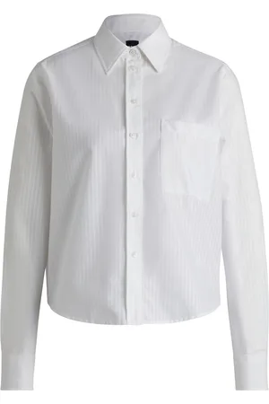 HUGO BOSS Striped cotton shirt