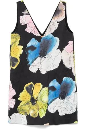 STINE GOYA Watercolor Bloom mini dress