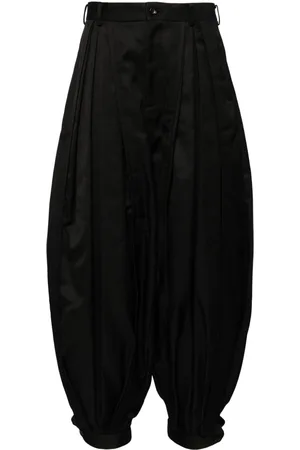 Comme des Garçons Button-fastening straps pants