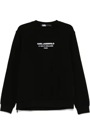 Karl Lagerfeld Rubberised-logo sweatshirt