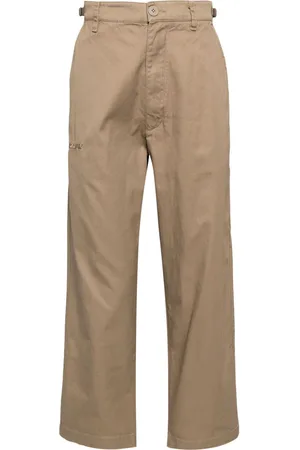 Izzue Logo-embroidered casual trousers