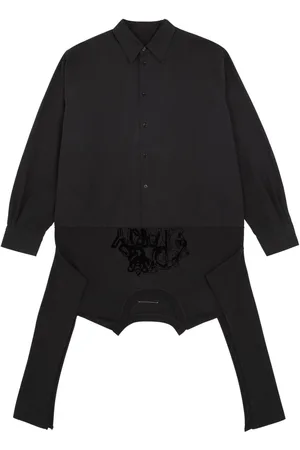 Maison Margiela Cotton poplin shirt dress