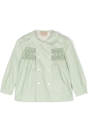 Gucci Logo-embroidered blouse