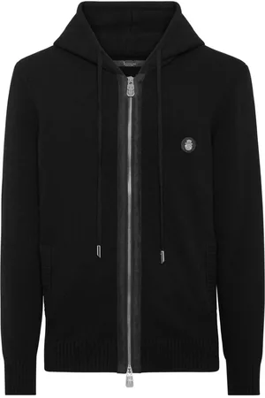 BILLIONAIRE Knitted wool hoodie