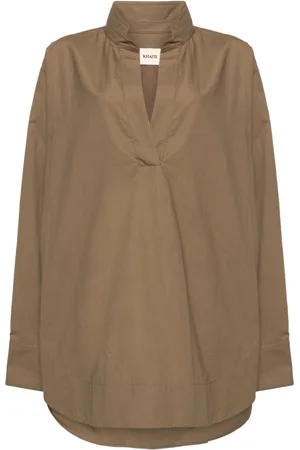 Khaite The Tito poplin top