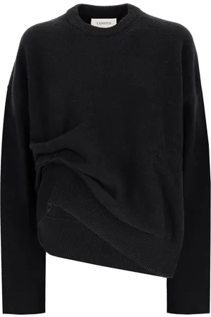 LANEUS Ruched-detailing jumper