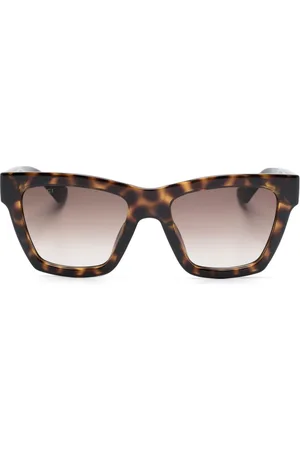 Gucci Square-frame tortoiseshell sunglasses
