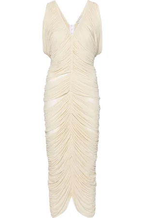 MAGDA BUTRYM Ruched midi dress