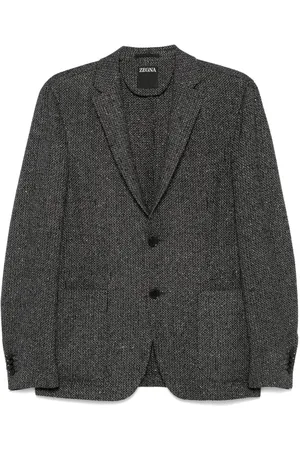Ermenegildo Zegna Basket weave blazer