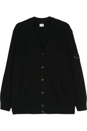 C.P. Company Lens-detail V-neck cardigan