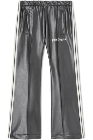 Palm Angels Faux-leather track pants