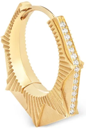 Marie Lichtenberg 18kt yellow NYC diamond earring