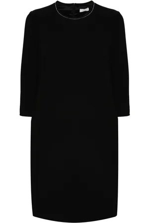 PESERICO SIGN Bead-embellished midi dress
