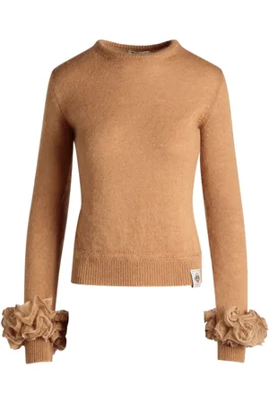 Bally Logo-patch mohair jumper