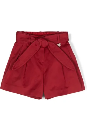 MONNALISA Tied wide-leg shorts