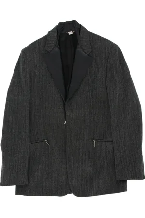 VERSACE 1990s zip-up blazer