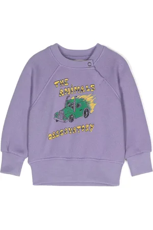 The Animals Observatory Illustration logo-print sweatshirt