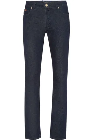 BILLIONAIRE Logo-patch jeans