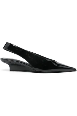 Totême 35mm The Wedge-Heel slingback pumps
