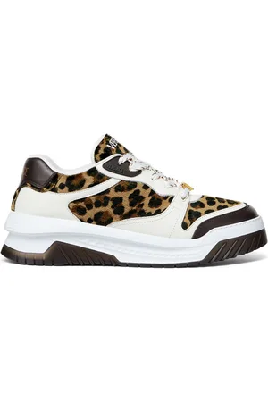 VERSACE Odissea leopard-print sneakers