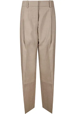 STUDIO NICHOLSON Double pleat tailored trousers