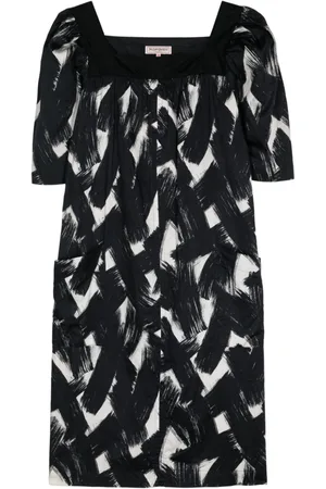 Saint Laurent 1980s cotton dress