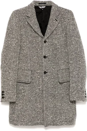 Comme des Garçons Herringbone tweed single-breasted coat