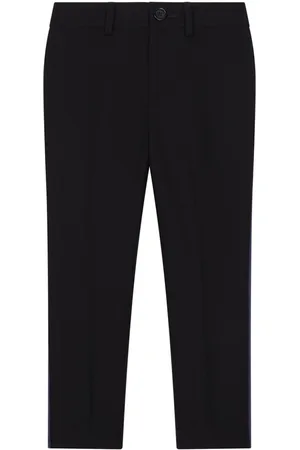 Dolce & Gabbana Side-band wool trousers