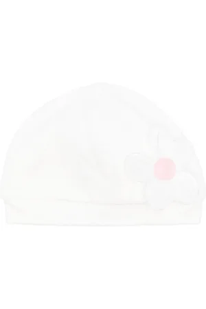MONNALISA Floral-appliqué hat