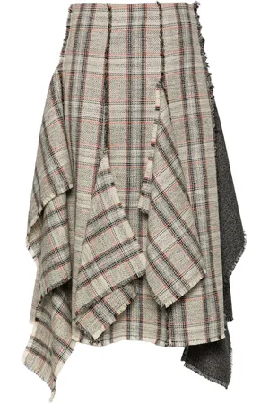 Durazzi Milano Asymmetric midi skirt