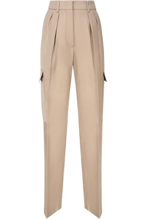 Sportmax Pleat-detail cargo trousers