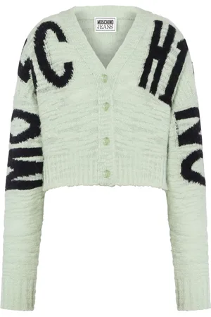 Moschino Cropped knitted cardigan