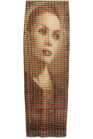 Jean Paul Gaultier Face-print skirt
