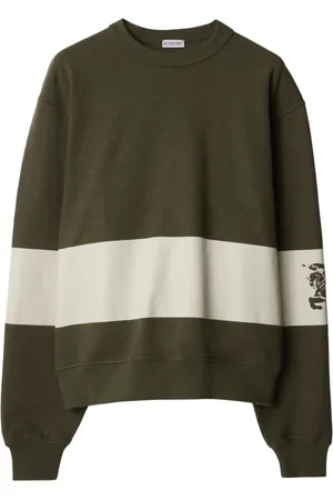 Burberry EKD stripe cotton jumper